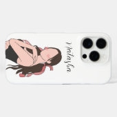 美しい美少女のカスタマイズ Case-Mate iPhoneケース (裏面 (横))