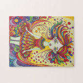 美しい美少女オリジナル芸術 ジグソーパズル (横)