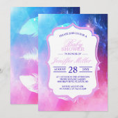 美しい羽の宇宙。 招待状 (正面/裏面)