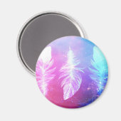 美しい羽を宇宙 マグネット (正面/裏面)