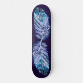 美しい羽スケートボード – カスタムの色 スケートボード (正面)