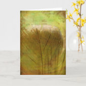 美しい羽毛すべての行事挨拶 カード (黄色い花)