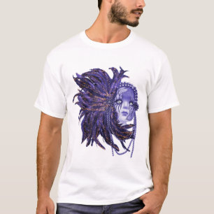 美しい羽毛の女男性へのTシャツ Tシャツ
