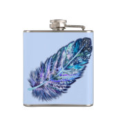 美しい羽 – 色を選択 フラスク (裏面)