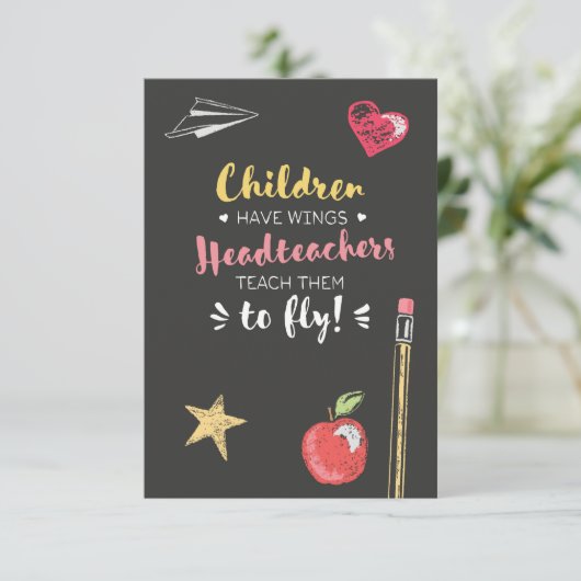 美しい翼の引用文-教頭 サンキューカード (スタンド正面)