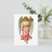 美しい翼を持つイースターエンジェル シーズンポストカード (スタンド正面)