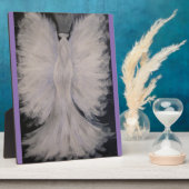 美しい翼を持つ守護天使絵画の芸術 フォトプラーク (側面)