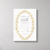 美しい聖なる書物、 経典バイブルインスパイア引用文 キャンバスプリント (正面)