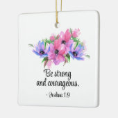 美しい聖なる書物、 経典強い勇気あるフローラ セラミックオーナメント (左)