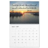 美しい聖書と聖なる書物、 経典引用文カレンダー カレンダー (3月 2027)