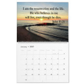 美しい聖書と聖なる書物、 経典引用文カレンダー カレンダー (1月 2027)