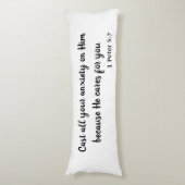 美しい聖書の平和の聖句 ボディピロー (正面縦)