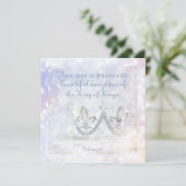 美しい聖書聖句インスパイア引用文プリンセス カード (スタンド正面)