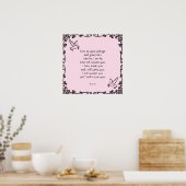 美しい聖書聖句引用文イザヤ46:4 ポスター (キッチン)