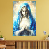 美しい聖母マリア キャンバスプリント (インサイチュ (リビング))