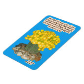 美しい聖火サボテン聖なる書物、 経典ローマ人15:13 マグネット (左側)