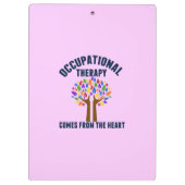 美しい職業セラピーツリー引用文 クリップボード (裏面)