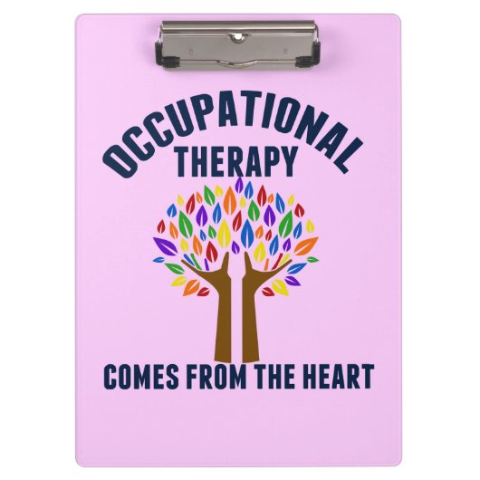 美しい職業セラピーツリー引用文 クリップボード (正面)
