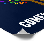 美しい職業セラピーツリー引用文 ポスター (角)