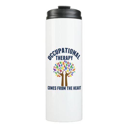 美しい職業セラピー引用文 タンブラー (正面)