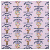 美しい職業セラピー引用文 ファブリック (見本)