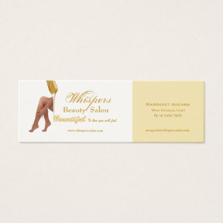 美しい脚プロファイルカード