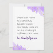 美しい自分が今まで生きてきた自分 カード (裏面)