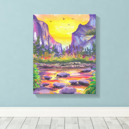 美しい自然のカスタム写真 キャンバスプリント