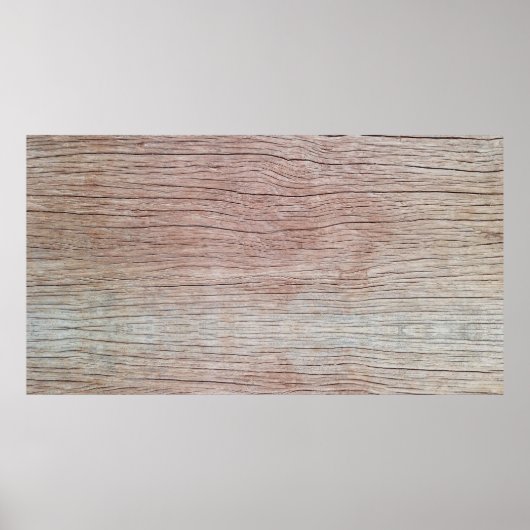 美しい自然のパターンを持つ古い木造のテクスチャ ポスター (正面)