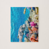 美しい自然の水中海の世界 ジグソーパズル (縦)