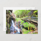 美しい自然の滝の風景NHはがき ポストカード (正面/裏面)