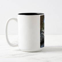 美しい自然の風景　ツートンカラーのコーヒーマグ