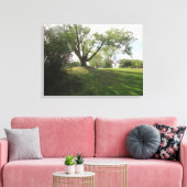 美しい自然の風景 木々の写真芸術 キャンバスプリント (インサイチュ (リビング))