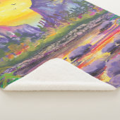 美しい自然カスタム写真 シェルパブランケット (3/4)