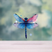 美しい自然カラフルグラフィックパターンドラゴンフル アクリルサイン (ニュートラル)