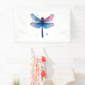 美しい自然カラフルグラフィックパターンドラゴンフル 横断幕 (インサイチュ)