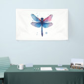 美しい自然カラフルグラフィックパターンドラゴンフル 横断幕 (トレードショー)