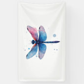 美しい自然カラフルグラフィックパターンドラゴンフル 横断幕 (縦)