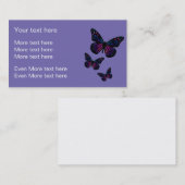 美しい自然バタフライテーマ 名刺 (正面/裏面)