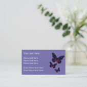 美しい自然バタフライテーマ 名刺 (スタンド正面)