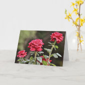 美しい自然バラフラワーノートカード カード (黄色い花)