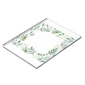 美しい自然フレームノートブック ノートブック (左側)