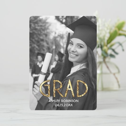 美しい自然フローラグリーン大学院写真パーティー 招待状 (スタンド正面)