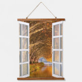 美しい自然レイクフロント 吊り下げ型タペストリー (正面)