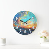 美しい自然時計 ラージ壁時計 (ホーム)