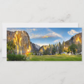 美しい自然景観葬儀サンキューカード (正面)