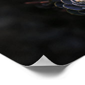 美しい自然植物の写真の多肉的な写真 ポスター (角)