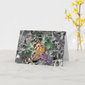 美しい自然 カード (黄色い花)