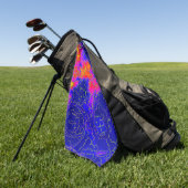 美しい自然 ゴルフタオル (グリーン)