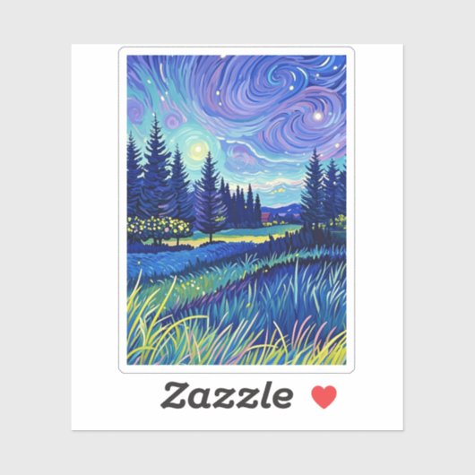 美しい自然 シール (シート)